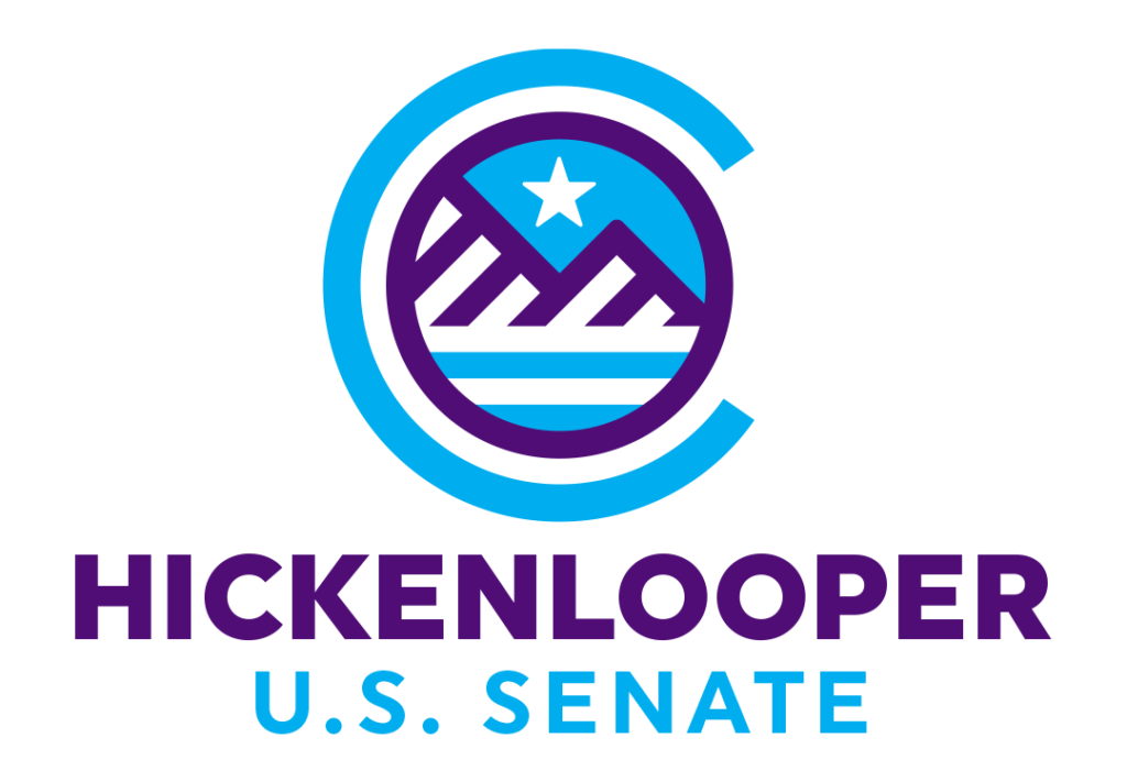 John Hickenlooper for U.S. Senate logo